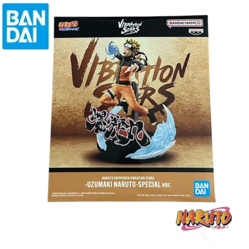En Stock Bandai Original Naruto Banpresto Uzumaki Naruto Anime mercancía modelo estatuilla adornos Funko Pop regalos de vacaciones Juguetes