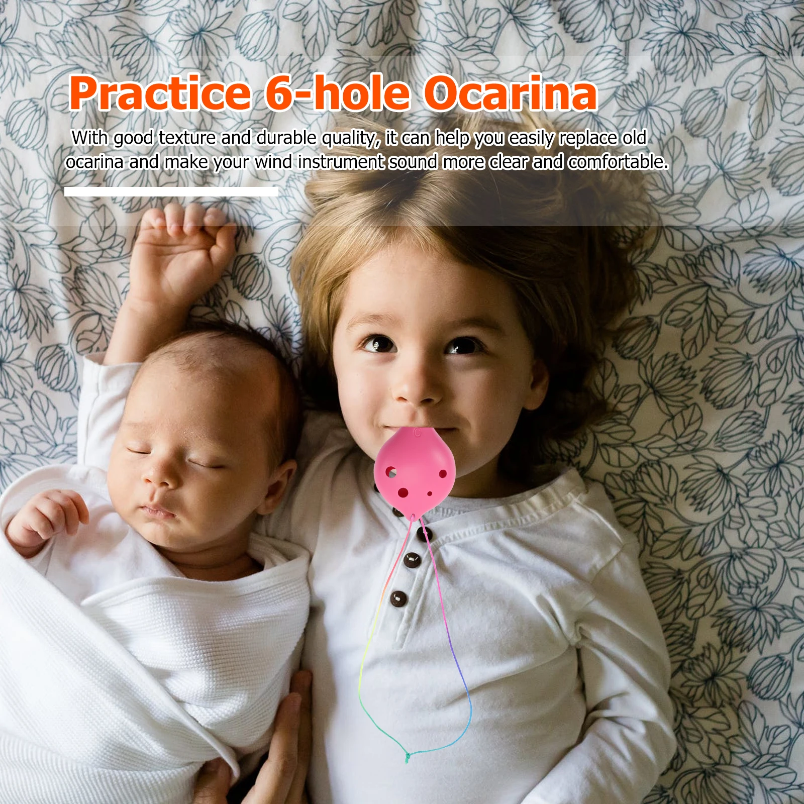 

Double Alto Pottery Baby Kids Musical Instruments Ocarina Abs Children Practice
