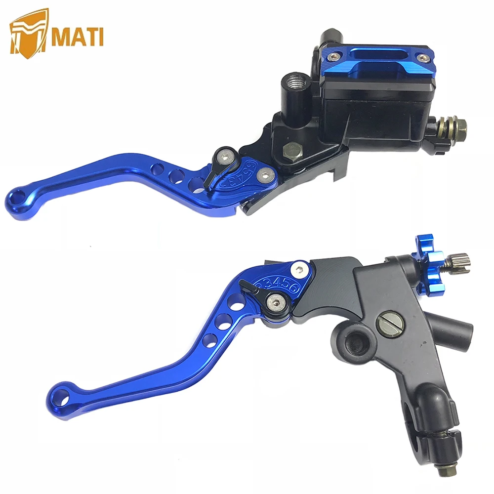 

A Pair Universal Motorcycle Brake Master Cylinder 7/8" 22mm Clutch Reservoir Levers for Scooter Sport Dirt Bike