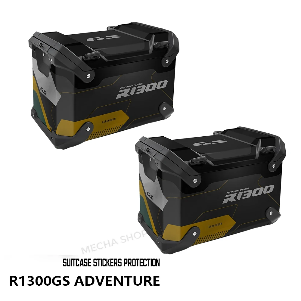 

For R 1300 GS ADV Trophy Triple Black 2024 2025 R1300GSA Suitcase Stickers Protection Kit Decals