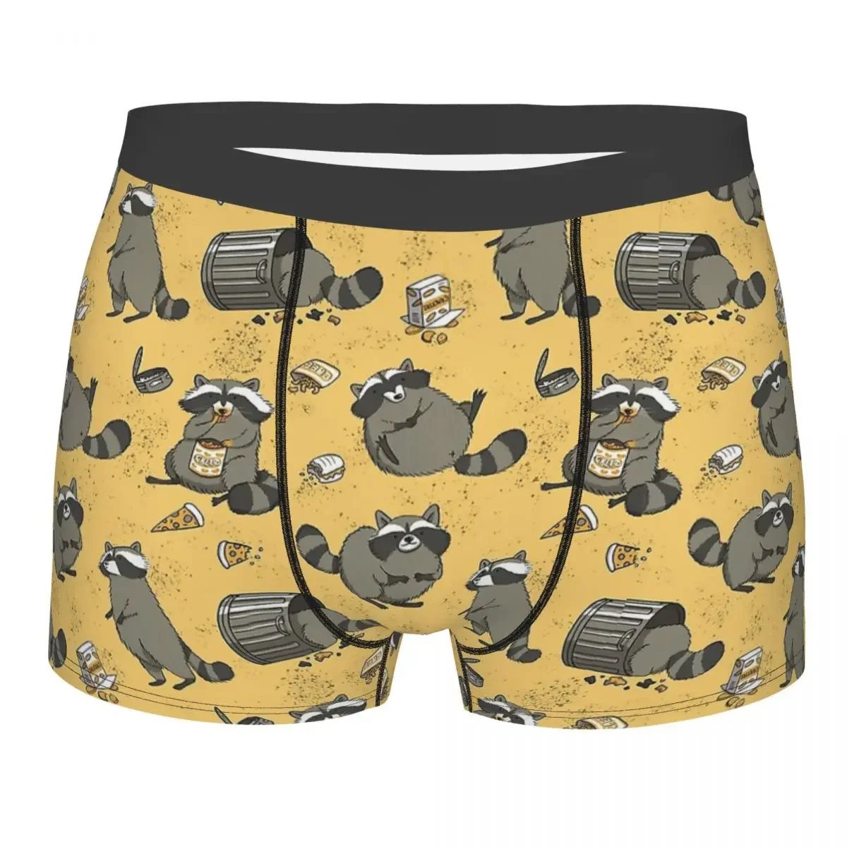 Rascally Raccoons Raccoon Procyon Lotor Animal Underpants Cotton Panties Men's Underwear Comfortable Shorts Boxer Briefs