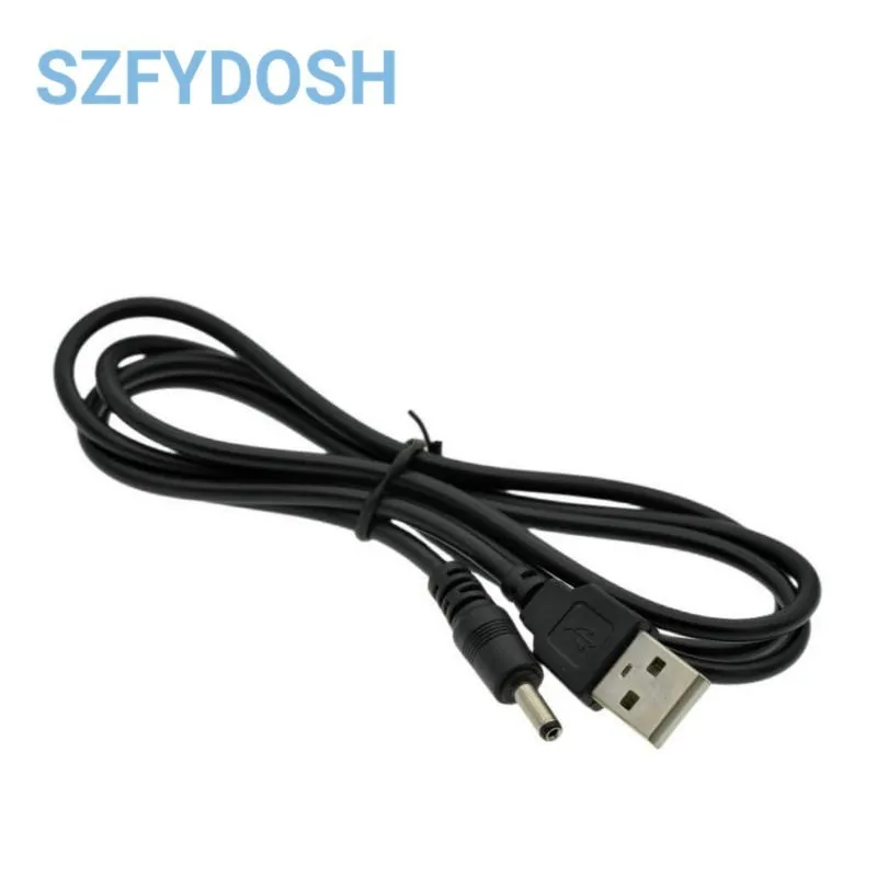 USB Male To 3.5x1.35mm DC5.5*2.1mm Plug Barrel Jack 5V DC Power Supply Cord Adapter Charger Cable