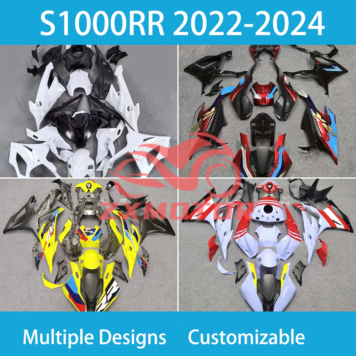 

Prime Fairings S1000RR 2022 2023 2024 Fairing Kit Injection Motorcycle Complete for BMW S 1000RR 22 23 24 New