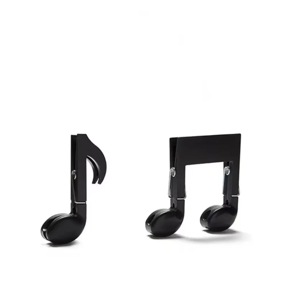 Creative Musical Note Clothes Pegs Drying Clip Windproof Clip Black Spring Clips File Bag Clip Food Sealing Clip