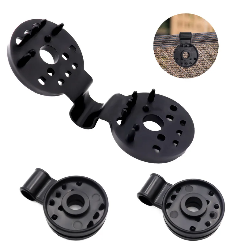 Sun Shade Net Fixing Clips, Plastic Shade Cloth Buckle Hooks, Sunblock Net Fastener Clamp, Garden Greenhouse Shading Net Fixed H