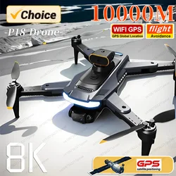 Per Xiaomi P18 Pro Drone 8K FPV GPS HD Fotografia Tripla fotocamera Flusso ottico Posizionamento Evitamento degli ostacoli RC Quadcopter Drone