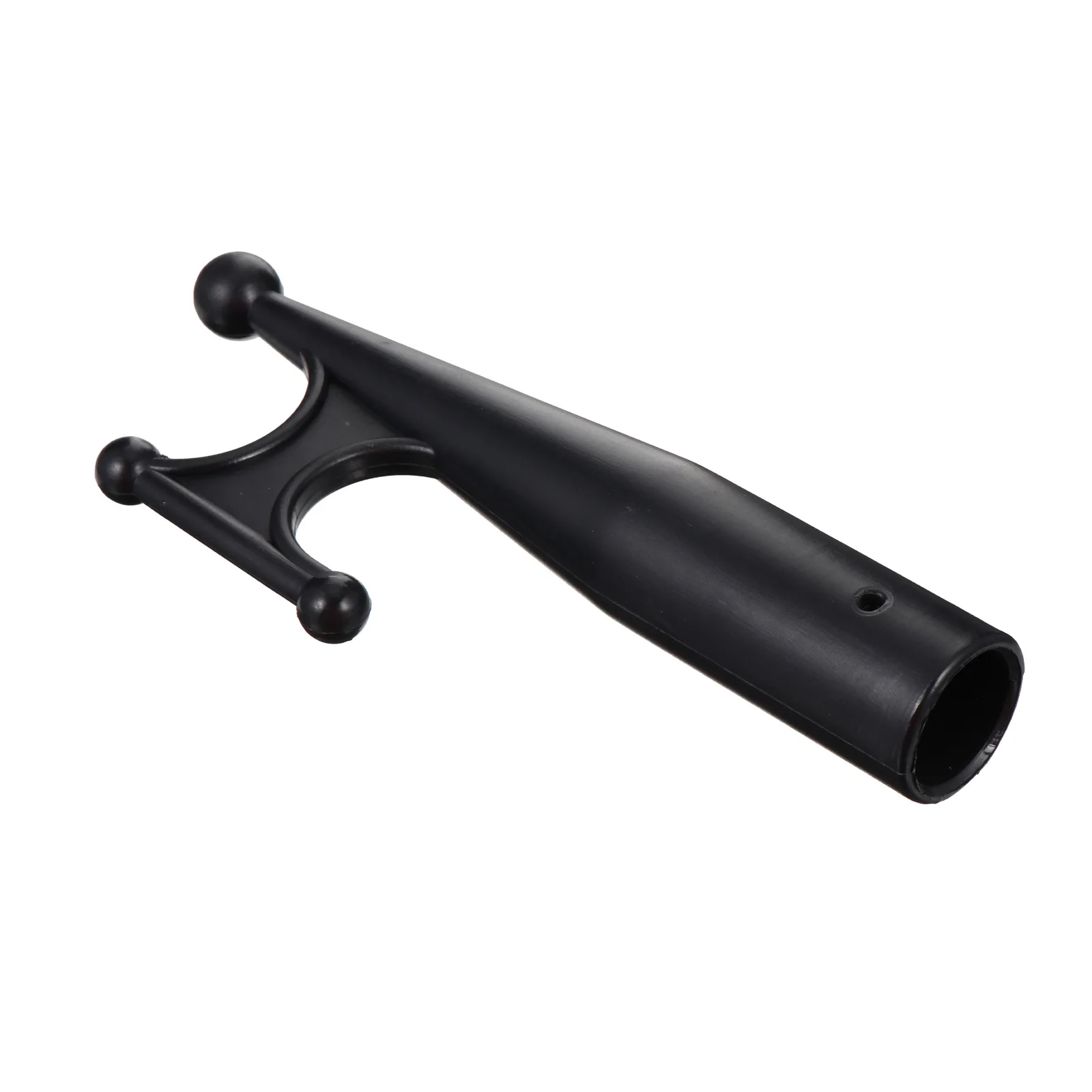 

Nylon Boat Hook Black Plastic 28mm Pole Compatible Christmas Lights Garden Decor Floating Extension Attachment