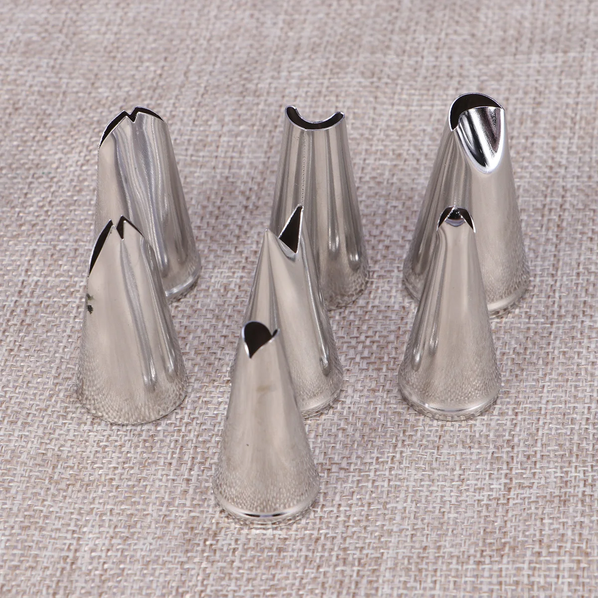 

Stainless Piping Nozzles Cake Decorating Tips Reusable Baking Supplies Icing Tools For Muffins Brownies Macarons