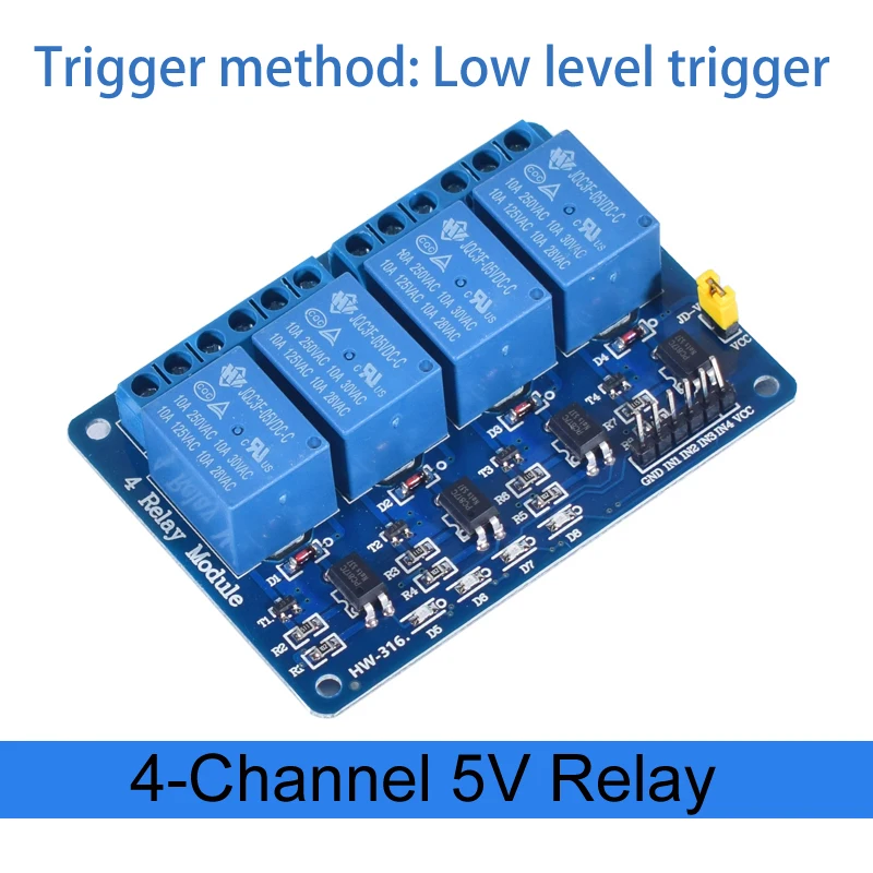 DC 5V 12V 24V 1 2 4 6 8 Kanaals Relaismodule Board Shield met Optocoupler/Hoge en Lage Niveau Trigger voor Arduino Raspberry