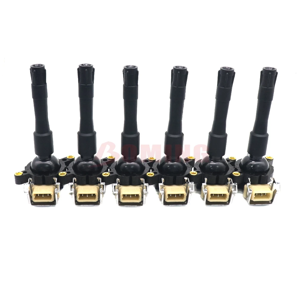 12131748017 New Car Ignition Coil 1/6pcs For BMW 323CI IS CI 325I XI 328CI 330CI 525I 528I 530I 540I 740I 840CI 850CI M3 M5