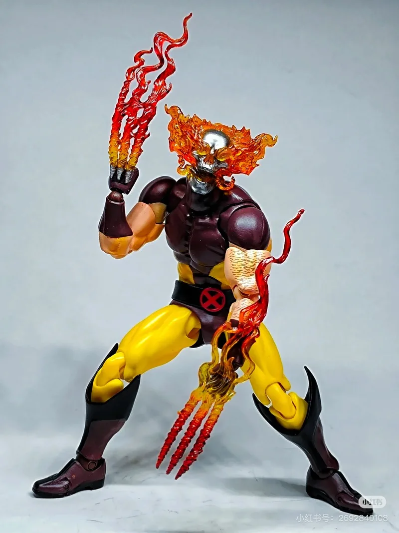 

Ct Toys Wolverine Action Figure Mafex 096 Figure 138 Hellverine Comic Version Figurine Collection Model Toys Boys Kids Gifts