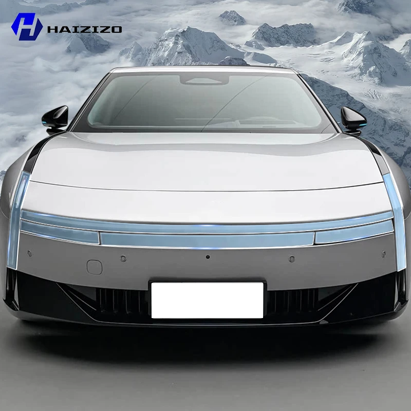 

For XPeng P7 2025-2026 Smoke Black TPU Headlight Protection Film Anti-Scratch & UV Resistant Easy Install Vinyl Wrap Kit PPF