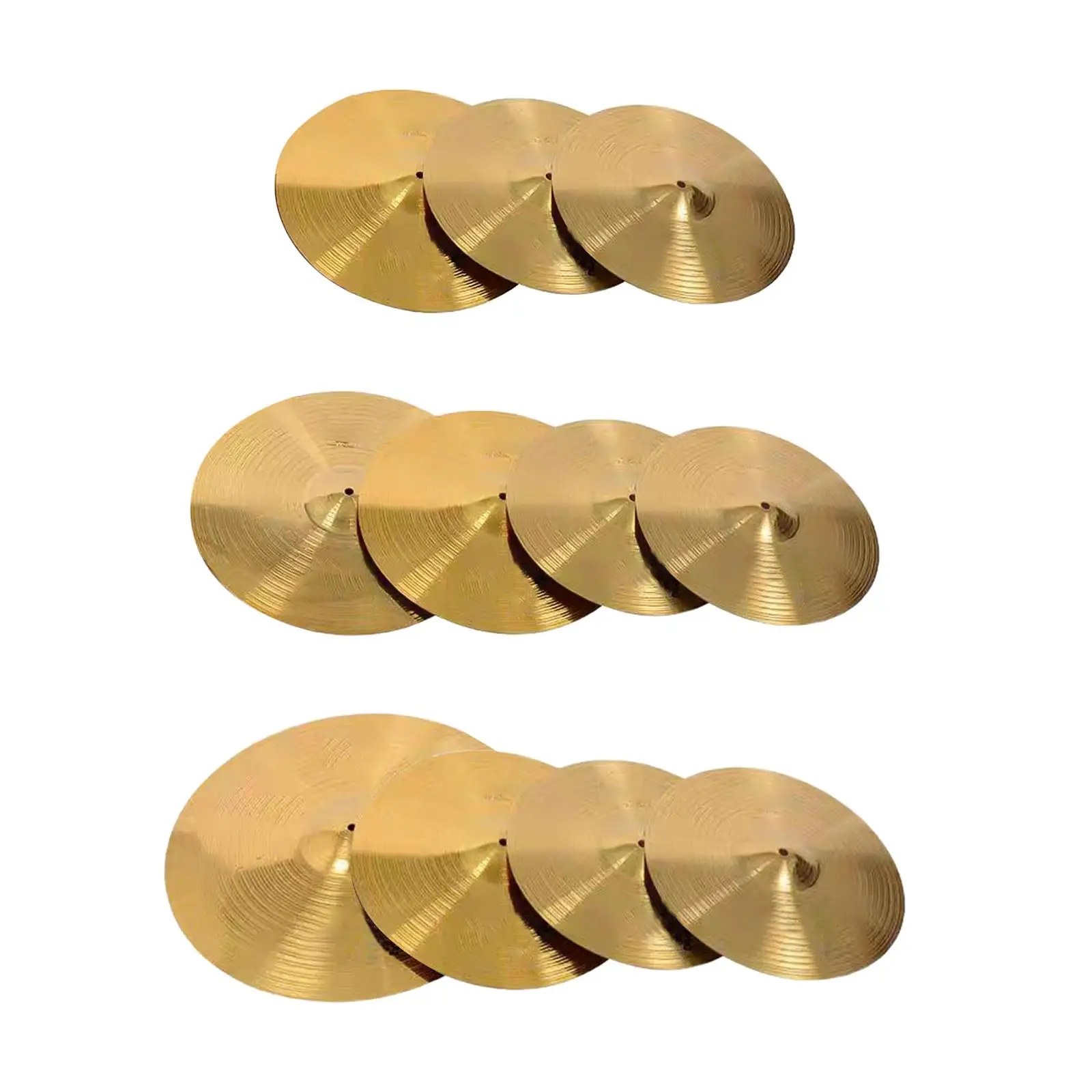 

Медные детали тарелок. Гладкие барабанщики для начинающих. Тарелка для практики выступлений.