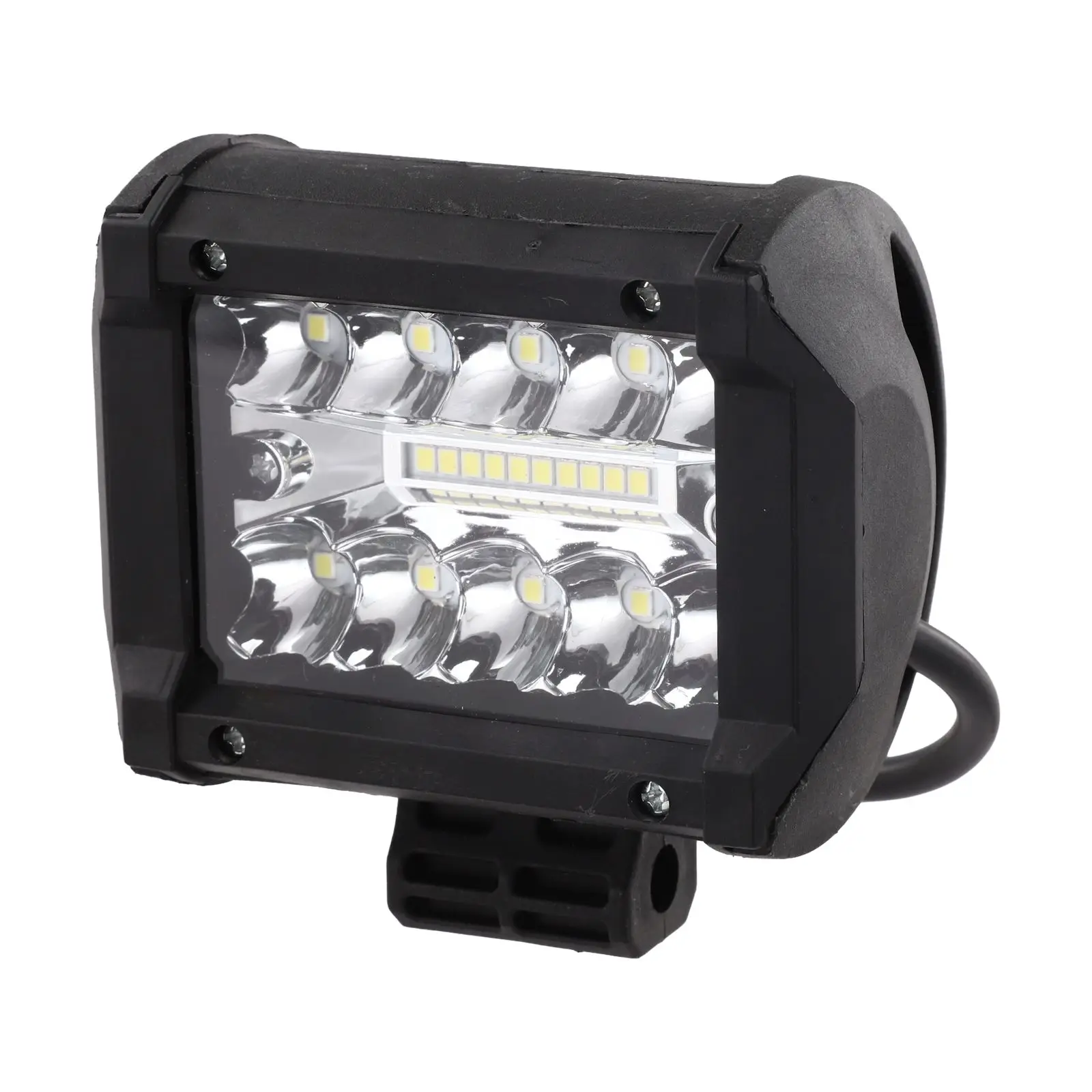 2PCS 60W LED Work Light Bar Spot Flood Led Headlights for Pods Offroad Fog Lamp SUV