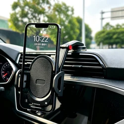 2024 Yeni Evrensel Enayi Araç Telefonu Tutucu 360° °   4.0-6 İnç Akıllı Telefonlar için Ön Cam Araba Kontrol Paneli Mobil Hücre Destek Braketi