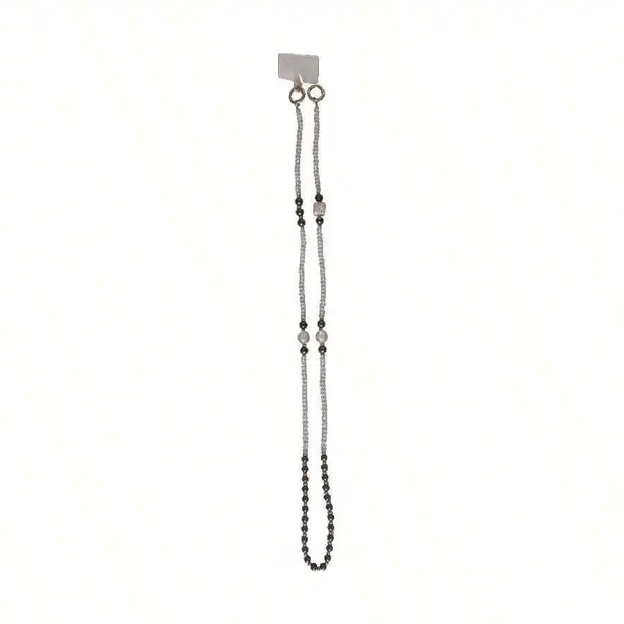 

Luxury Style Square Beaded Keychain Phone Strap Crossbody Lanyard For Women