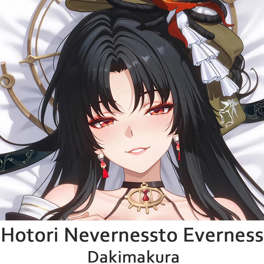 Dakimakura NTE Hotori  Nevernessto Everness Anime Style Pattern Pillow Cover Sofa Bed Cushion Case