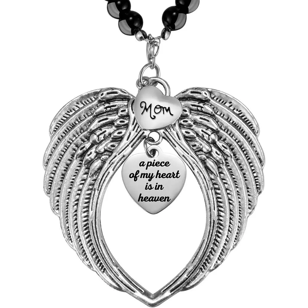 

Мемориальный автомобильный кулон «Крылья ангела», подарки на память о потере матери, соболезниенное пожелание по утрате близкого человека, в память о...