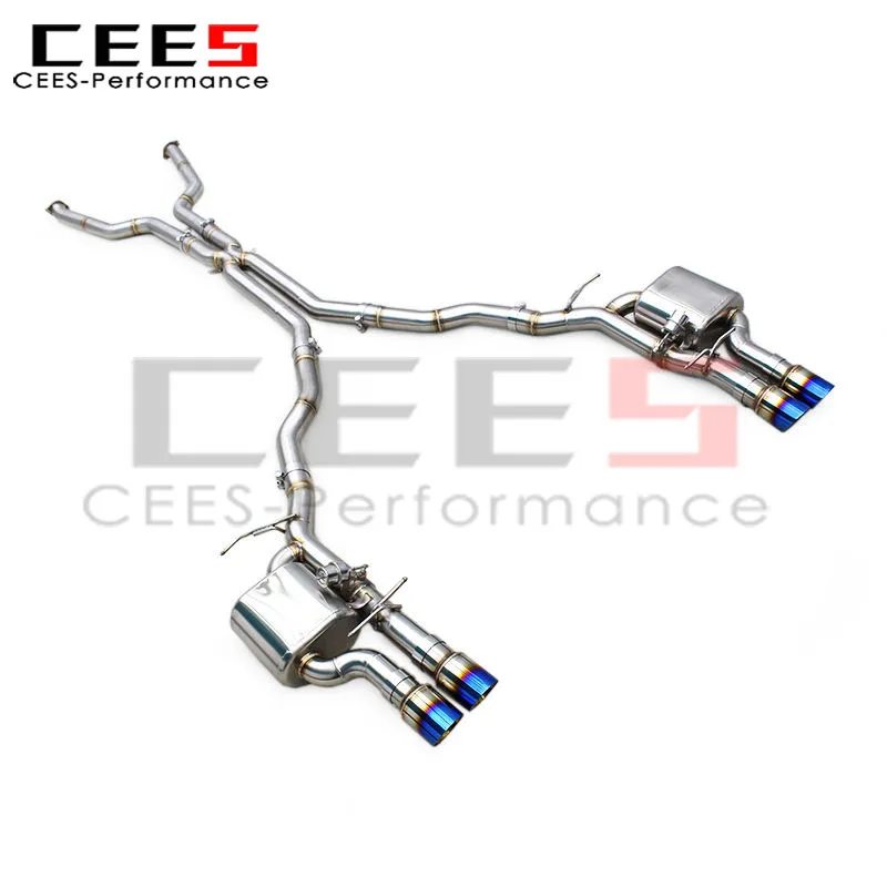 CEES Exhaust Pipe for BMW M6 E64 5.0L 2006-2010 Stainless Steel Exhaust Muffler with Valve Control System Car Exhaust Catback