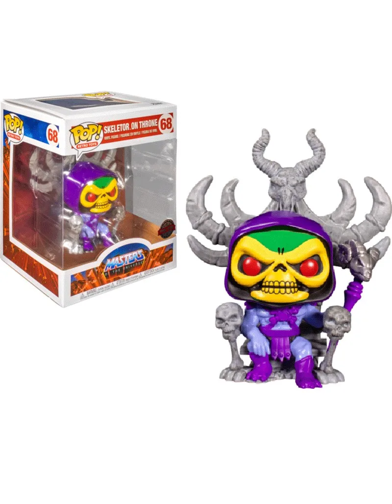 Funko Pop skeleton On Throne Master Of The Universe Special Edition 68