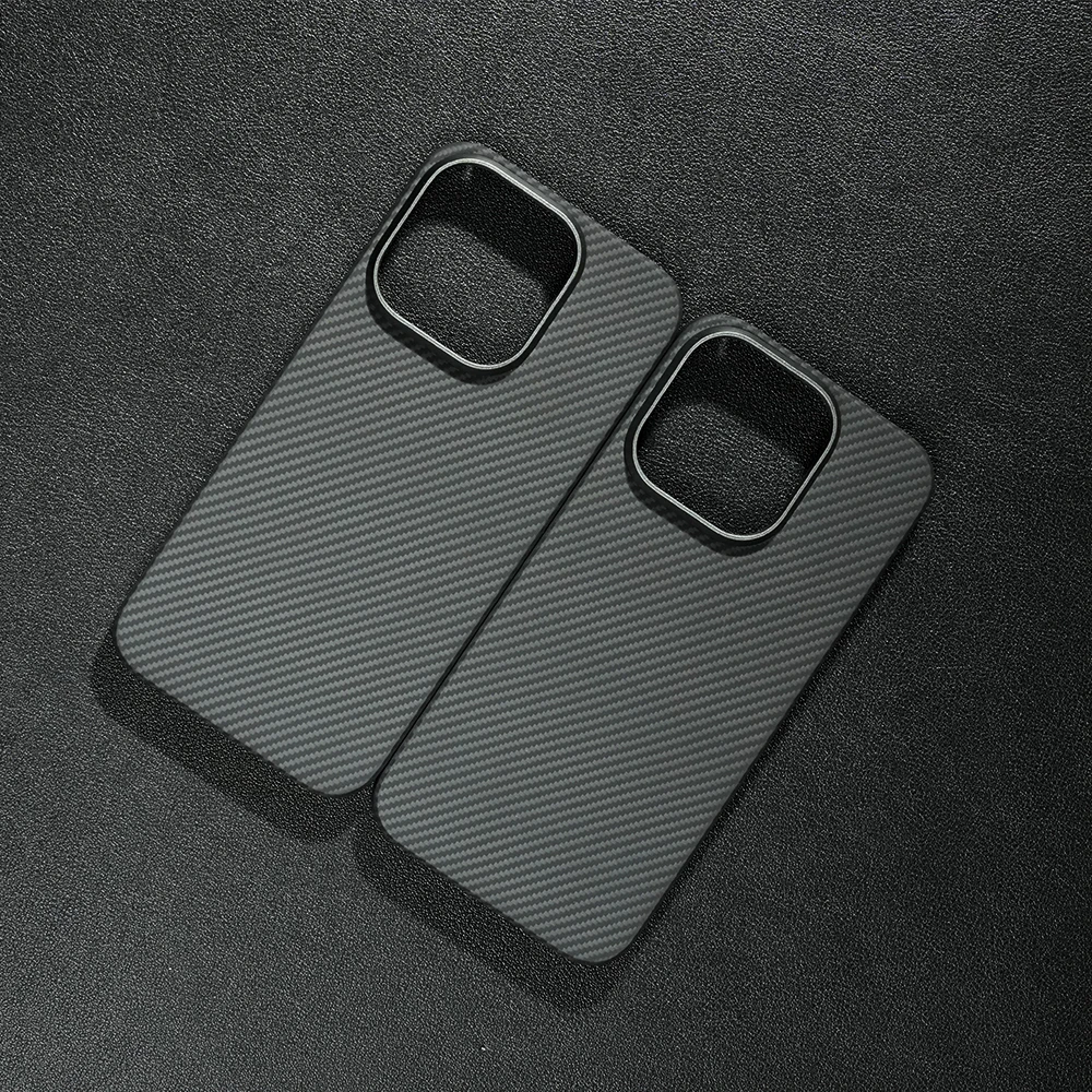 Real Aramid Fiber Cases for iPhone 15 Pro Max Magsafe Magnetic Carbon Fiber Case for iPhone 16 Pro MaxThin Carbon Fiber Cover