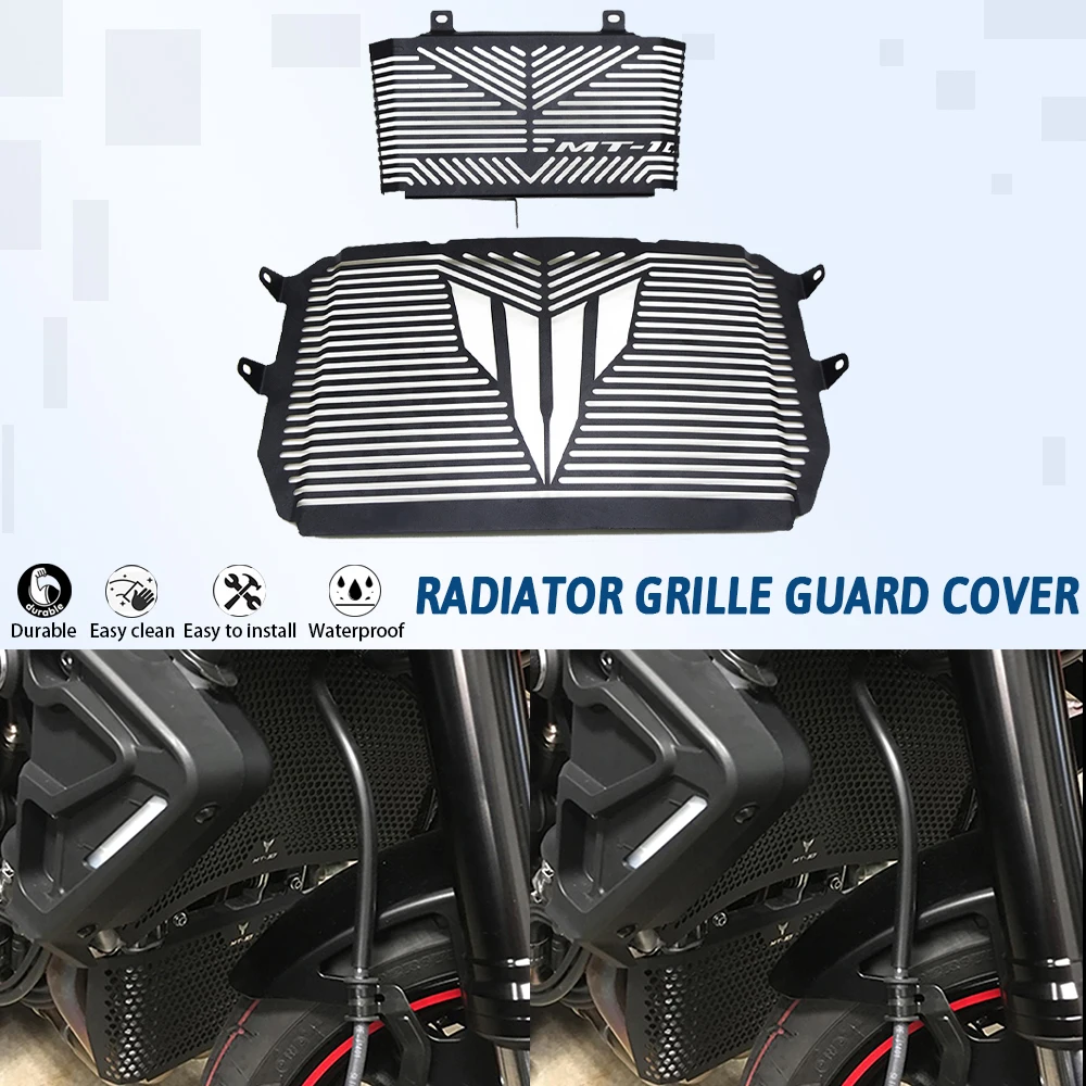 

Radiator Guard For Yamaha MT10 MT 10 MT-10 SP MT10SP FZ10 FZ-10 2016 - 2025 Radiator Grille Guard Cover Protection Protector