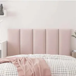 Paneles autoadhesivos para cabecero de cama, decoración del hogar, papel tapiz anticolisión, Tatami, calcomanías adhesivas para pared de dormitorio, tamaño King