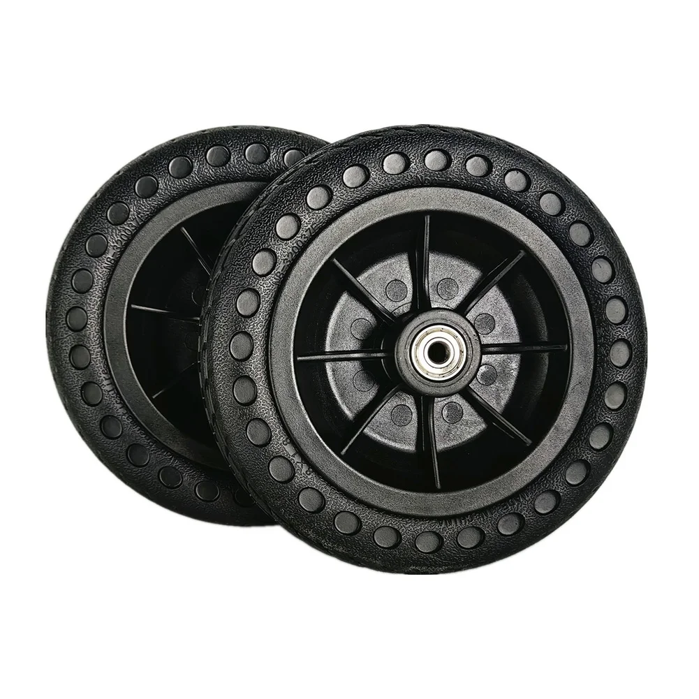 Electric Wheelchair Replacement Front Wheel 8x1 80 Solid Tire with Rubber and Anti Slip Tread for Various Surfaces