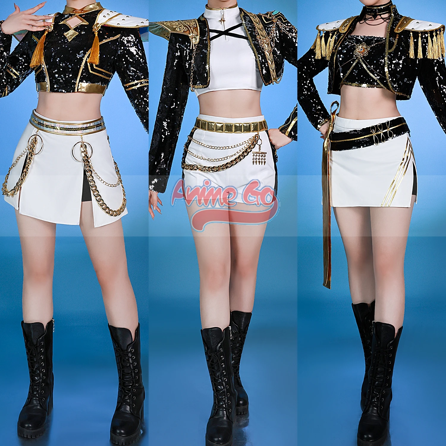 

Rumi Mira Zoey Cosplay Costume Women Anime Movie Stage Outfit for Halloween Party