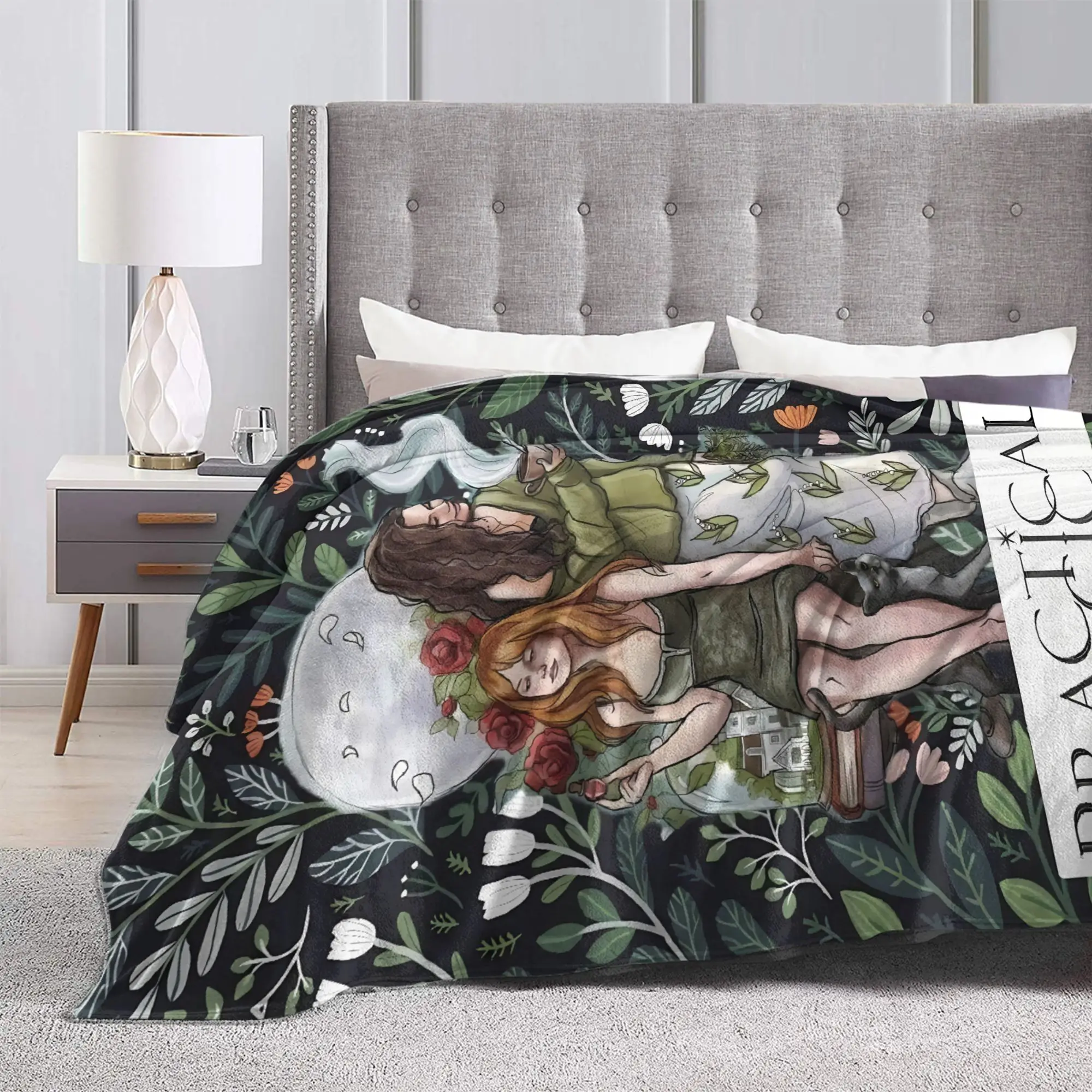 Practical Magic Dark Sister Poster Flannel Blankets Warm Soft Throw Blanket for Boy Girl Couch Chair Bedspread Sofa Bed Cover