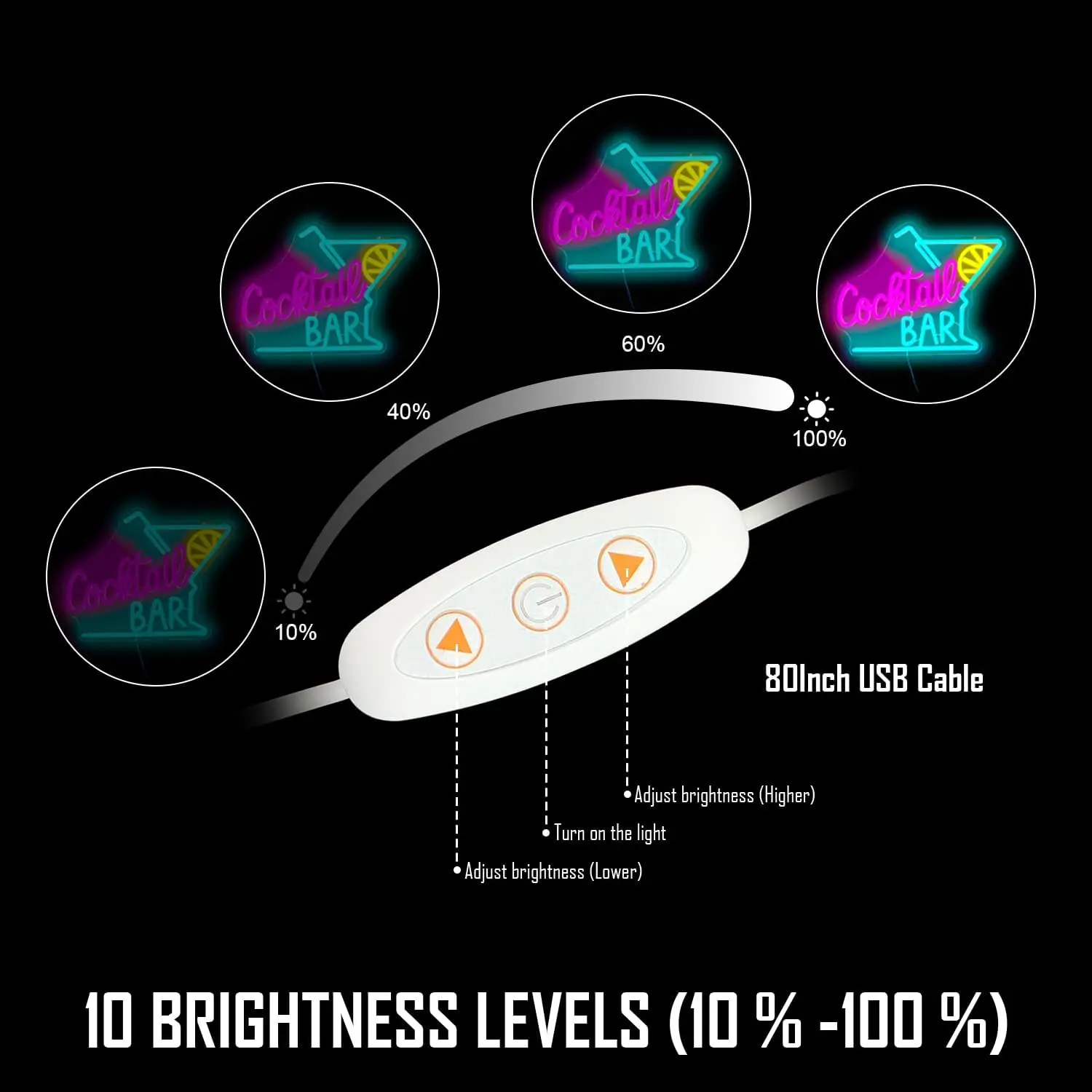 Cocktail Squirrel Neon Sign Funny Animal Drinking LED Bar Light USB Powered for Home Wall Decor Man Cave Pub Gift