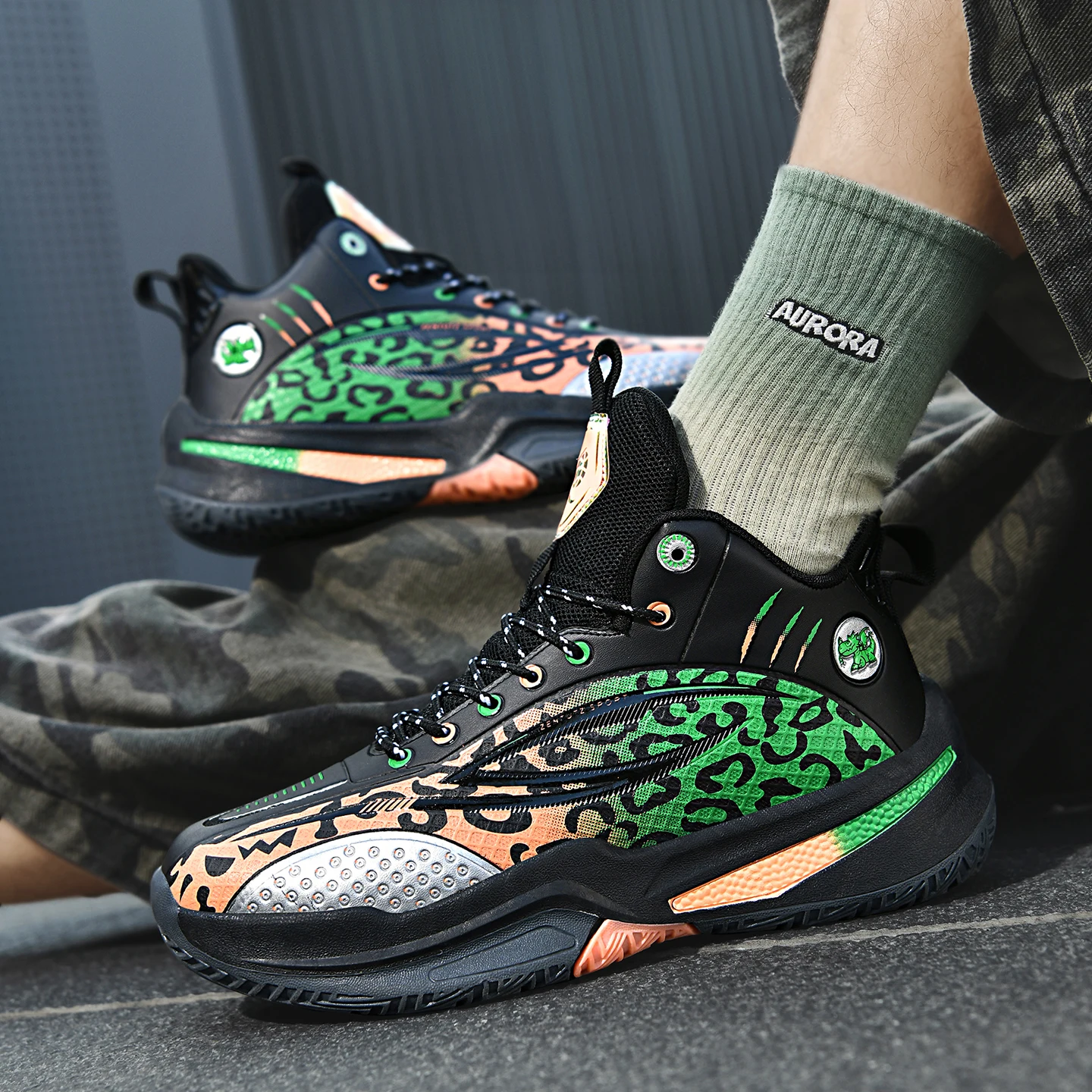 

Middle-Grade Basketball Shoes - Shock Absorbing, Slip-resistant, Durable, Practical Sports Shoes, Basketball Training Shoes