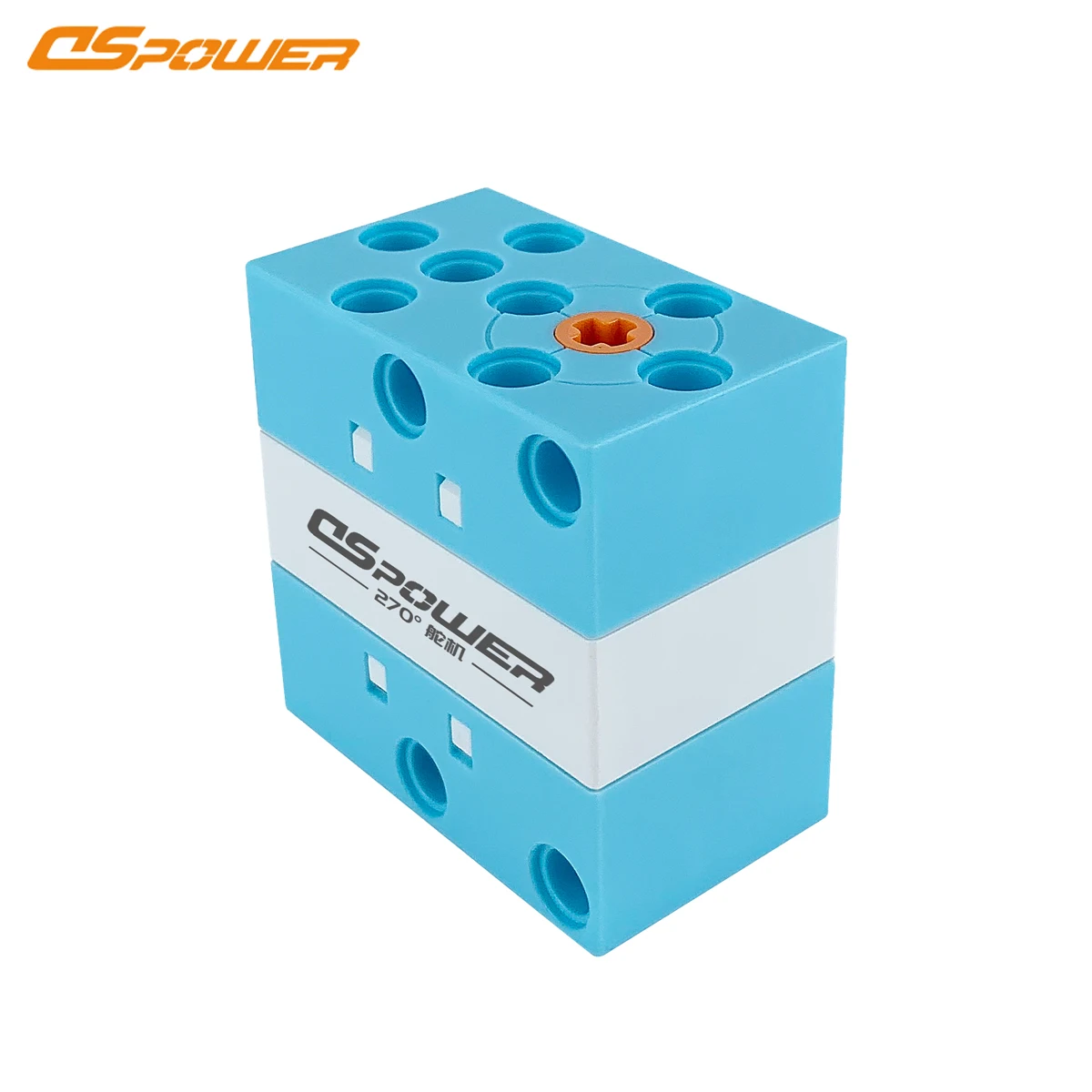 ดีเอสพาวเวอร์ 2 กิโลกรัม 270 °   เซอร์โวบล็อกแบบมีรูพรุน ควบคุมได้สองทิศทาง สำหรับโปรแกรมหุ่นยนต์ DIY ชิ้นส่วนของเล่นเลโก้