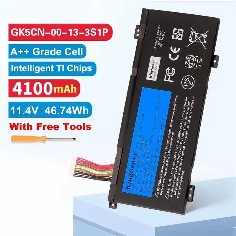 New! GK5CN-00-13-3S1P-0 Battery For MECHREVO X8Ti Z2 MACHENIKE T90 Plus T90-T3p F117-B F117-B6 GK5CN GK5CN4Z GK7CN6Z