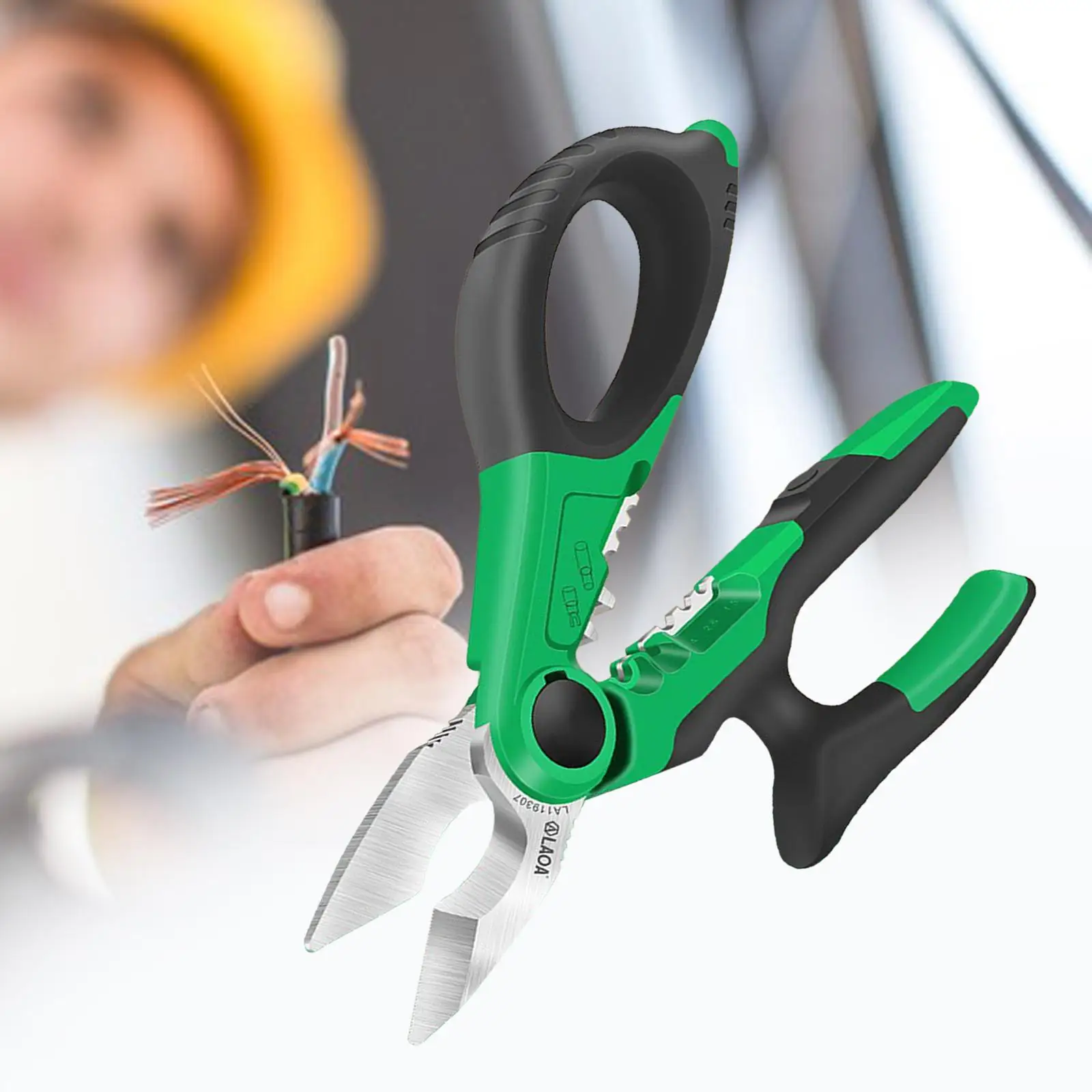 7inch Multipurpose Electrician Scissors Portable Wear Resistant Wire Cutter