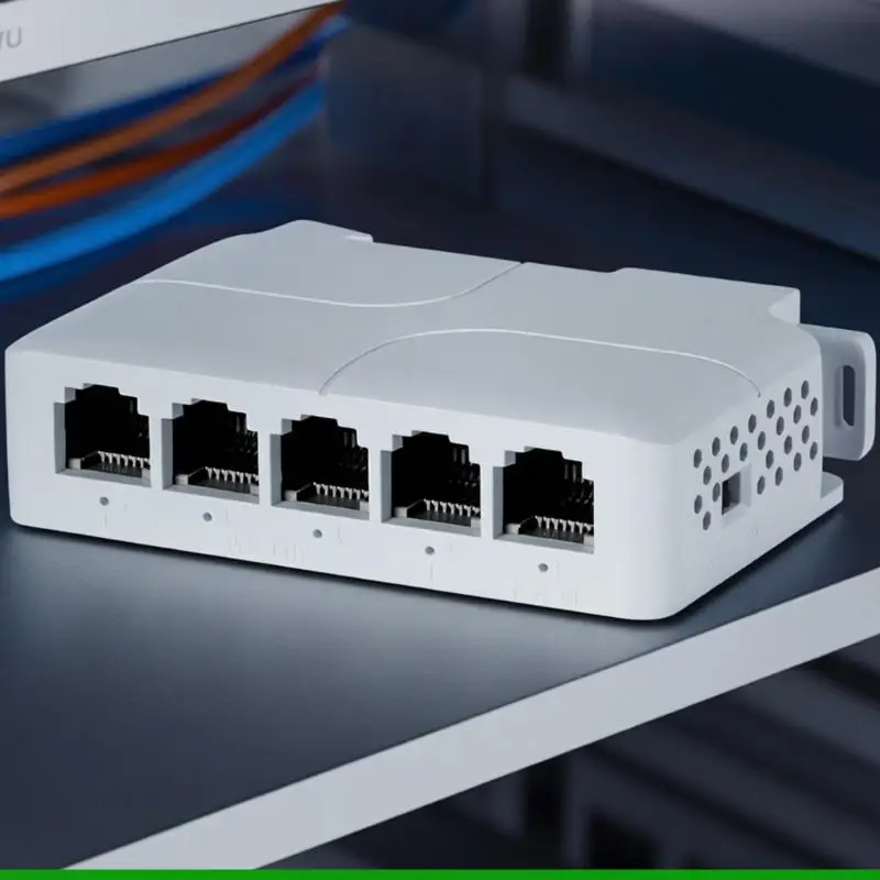 U55C 1 in 4 Out Networks Switches Extender 5 Port Poe Extender For Business Networks