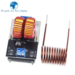 Tzt dc 5-12v mini zvs módulo de fonte de alimentação de aquecimento por indução de baixa tensão placa de aquecimento por indução para aquecimento por indução com bobina 8 principais vendas mini indutor - №8