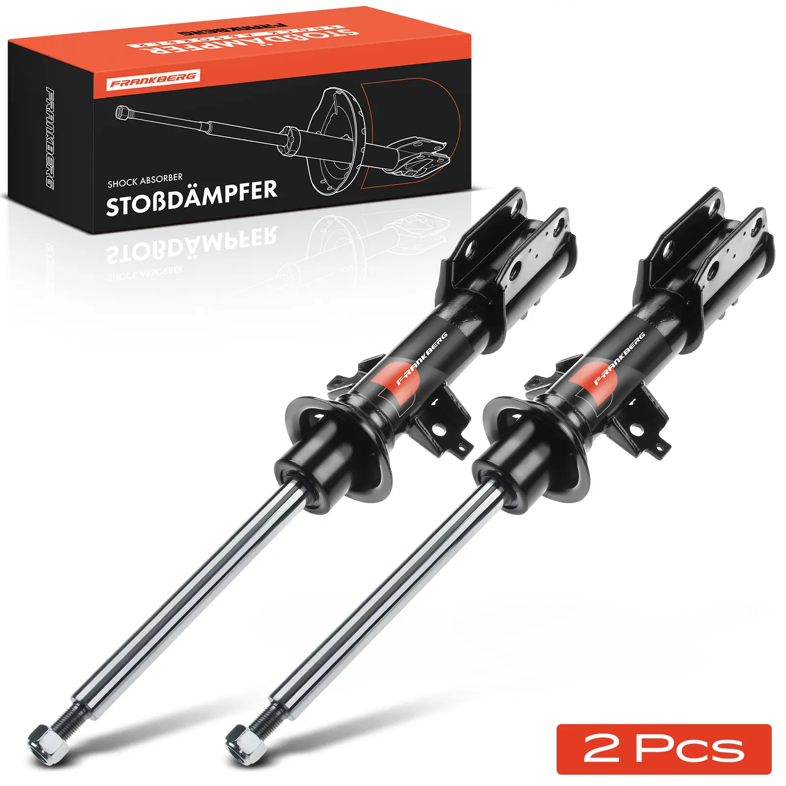 Frankberg 2x schokdemper vooras voor Renault Laguna I 56B56 Laguna I Grandtour K56 1993-2001 11655 E4495 634802 200052