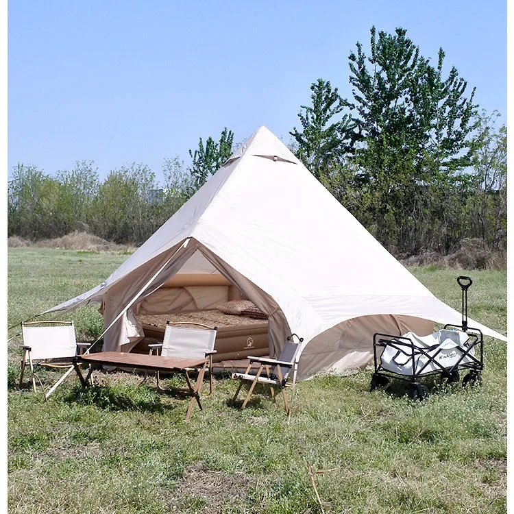 

Luxury Safari Inflatable 4 Seasons Outdoor Camping Tent UV-resistant 420D Oxford PU Coating 3000mm Waterproof Quick Automatic