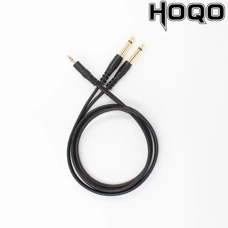 

Audio Cable 3.5mm to Double 6.35mm male Cable 2 mono 6.5 Jack to 3.5mm trs for audio output to Mixer Amplifier 6.35 Adapter