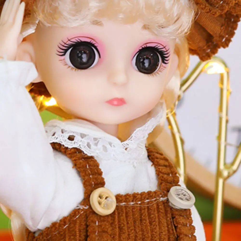 Attractive Eyes Multiple Movable 30cm Bjd Doll Long Hair Jointed Flexbility Princess Dress Up BJD Dolls Anime Exquisite