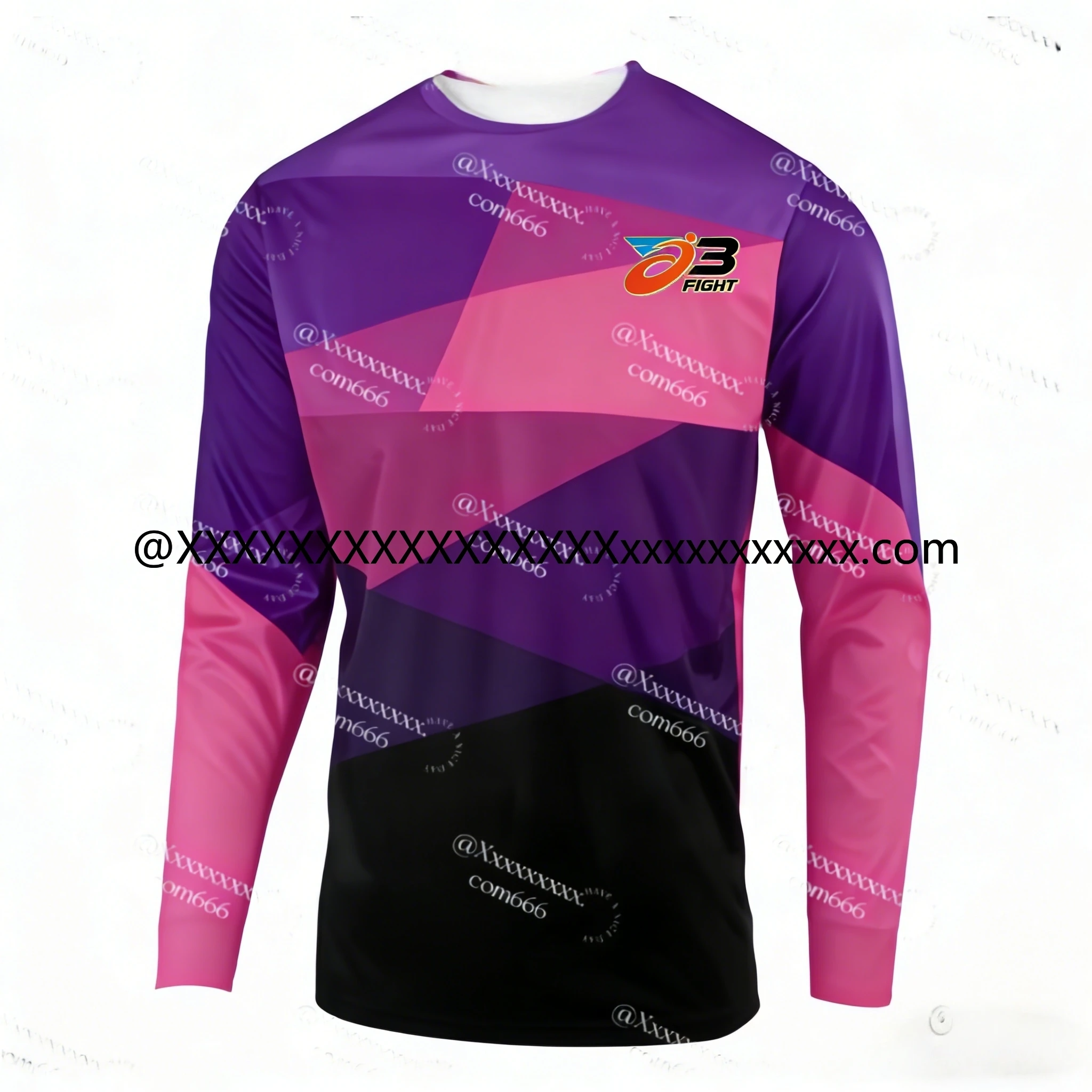 Original New Mountain Bike Riding Top 3D Printed Motorcycle Riding Long Sleeved T-shirt Breathable Quick Drying Riding Suit