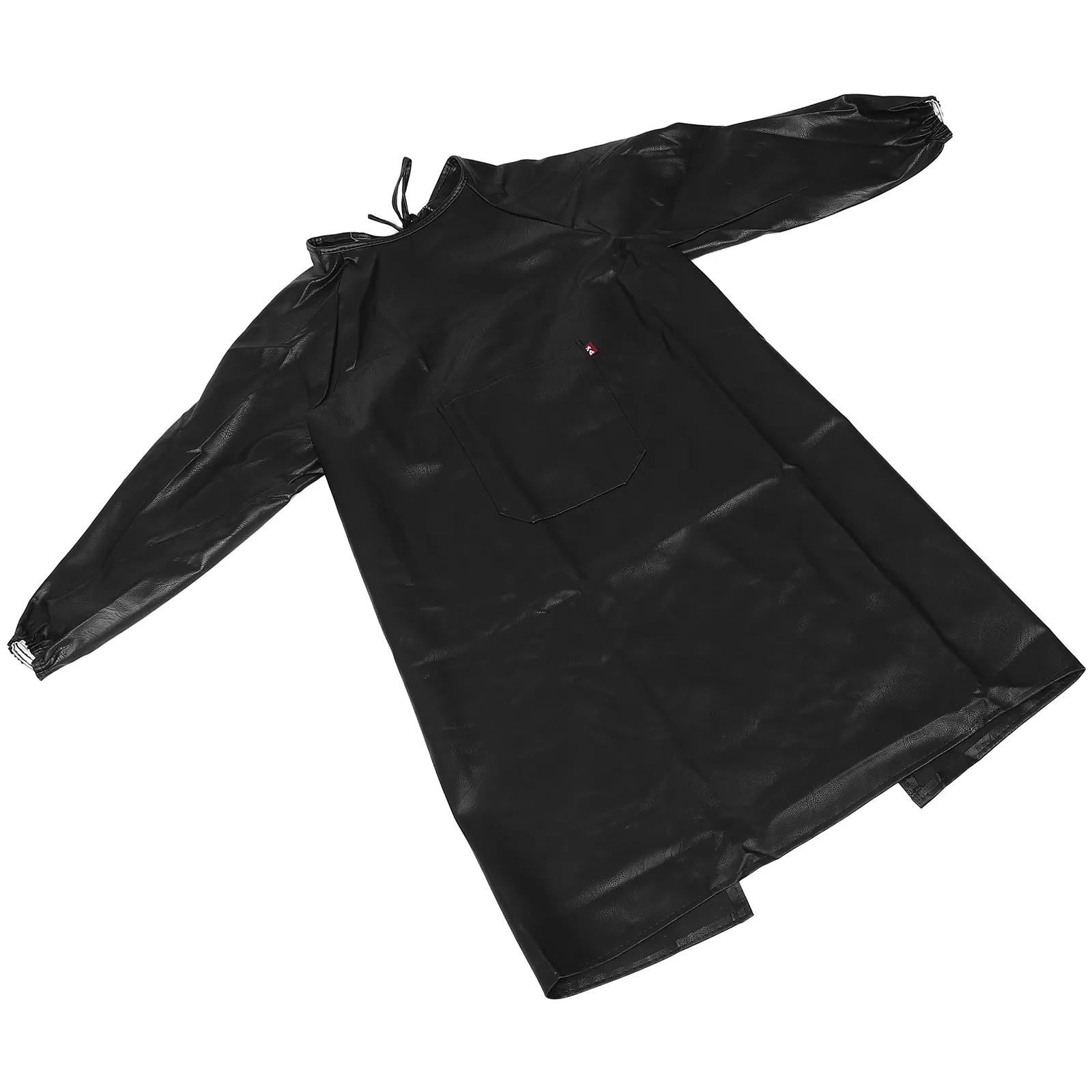 ผ้ากันเปื้อน PU แขนยาวสำหรับผู้ชาย ทนทาน กันน้ำ กันน้ำมัน กันกรด กันด่าง ป้องกันสารเคมี ใช้ในครัว ทำความสะอาด ห้องปฏิบัติการ ทำงาน ดูแลสัตว์เลี้ยง