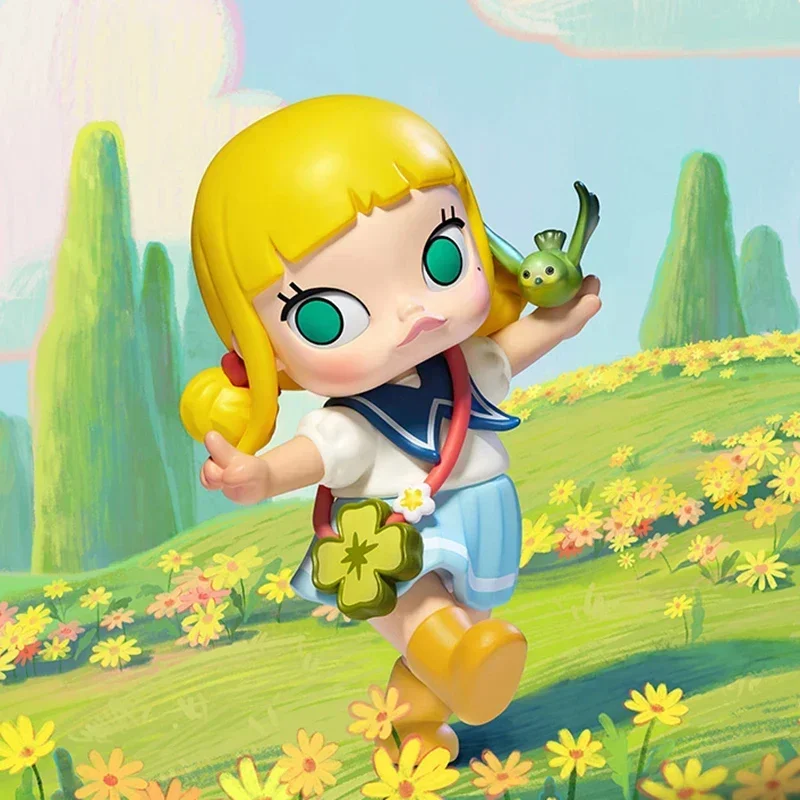 POPMART اليد في اليد سلسلة صندوق أعمى اللعب Kawaii أنيمي عمل الشكل الكرتون نموذج ديكور المنزل سطح المكتب دمى الفتيات هدية