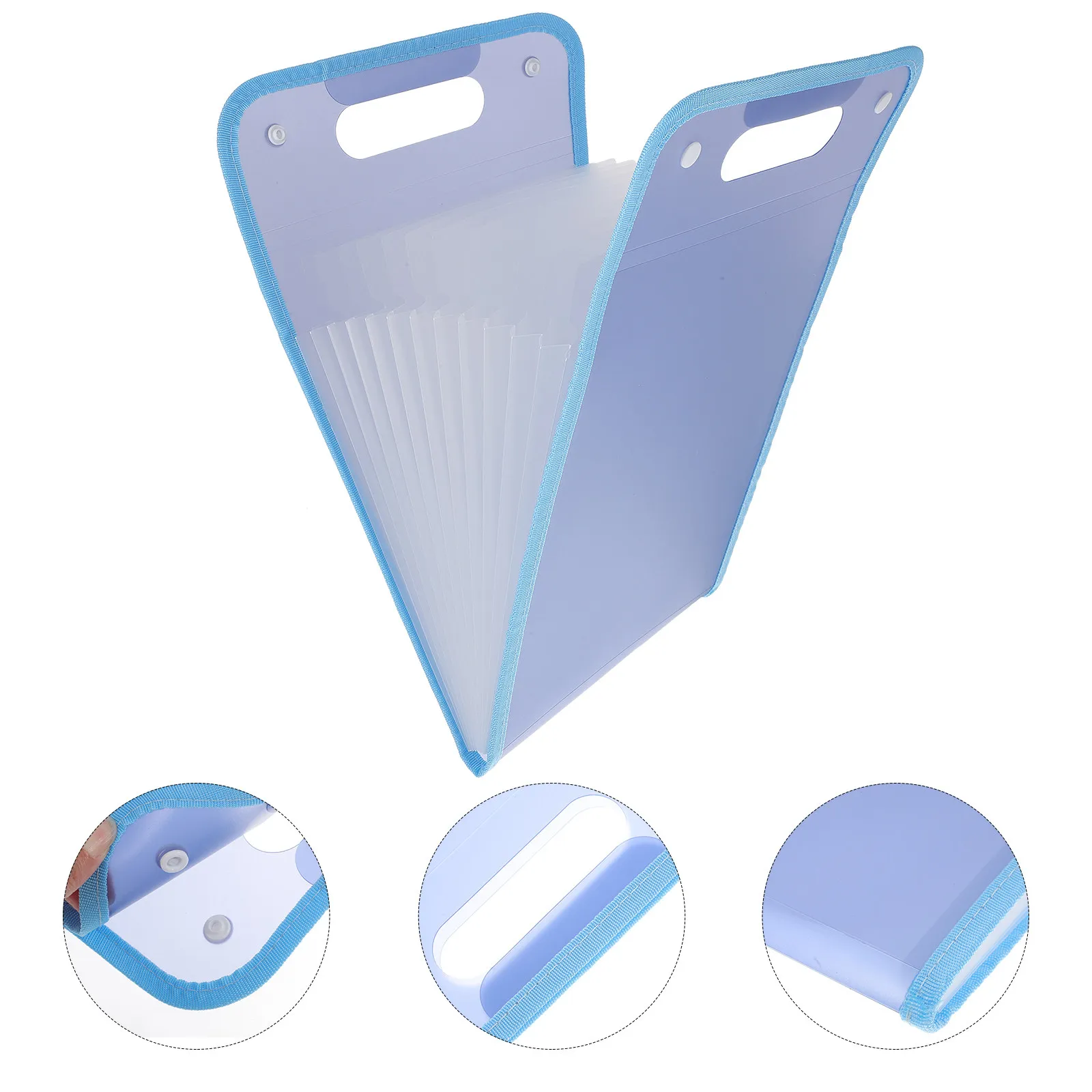 

Expanding File Folder Large Capacity Document Organizer 13 Layers Waterproof Portable File Bag for Office School Business