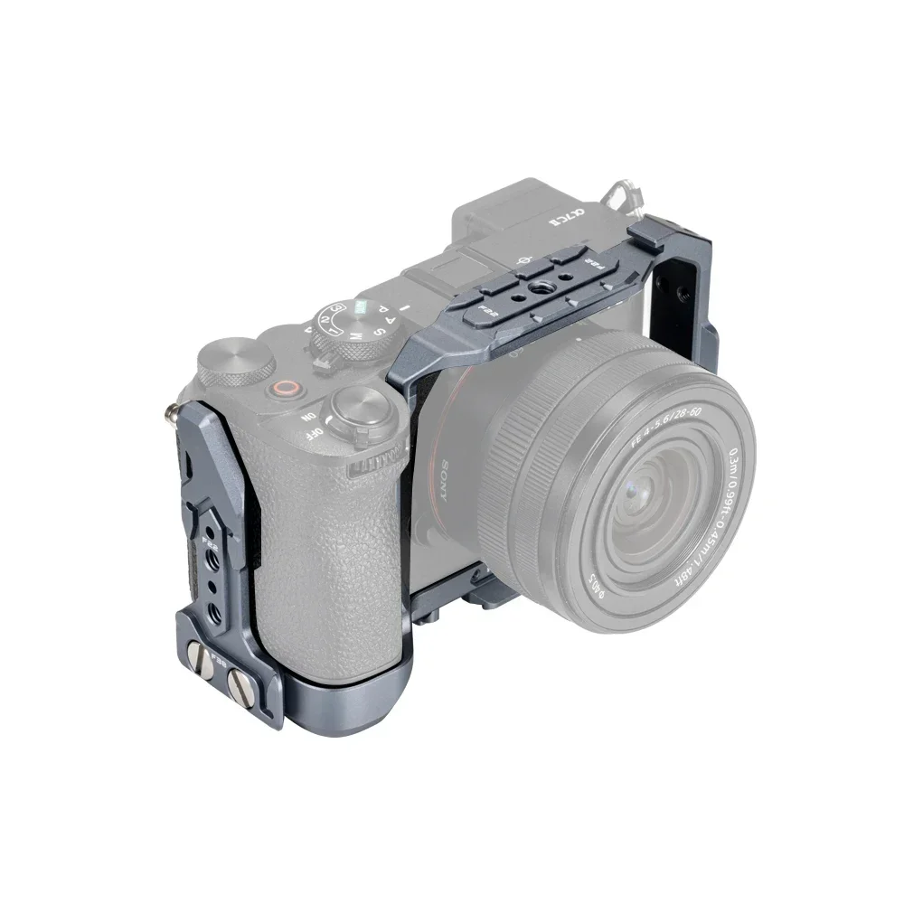 FALCAM F22&F38&F50 Quick Release Camera Cage3A01/L Bracket L Plate3A02/Bottom Plate3A03 dla SONY A7CII z Clod Shoe 1/4" Screw
