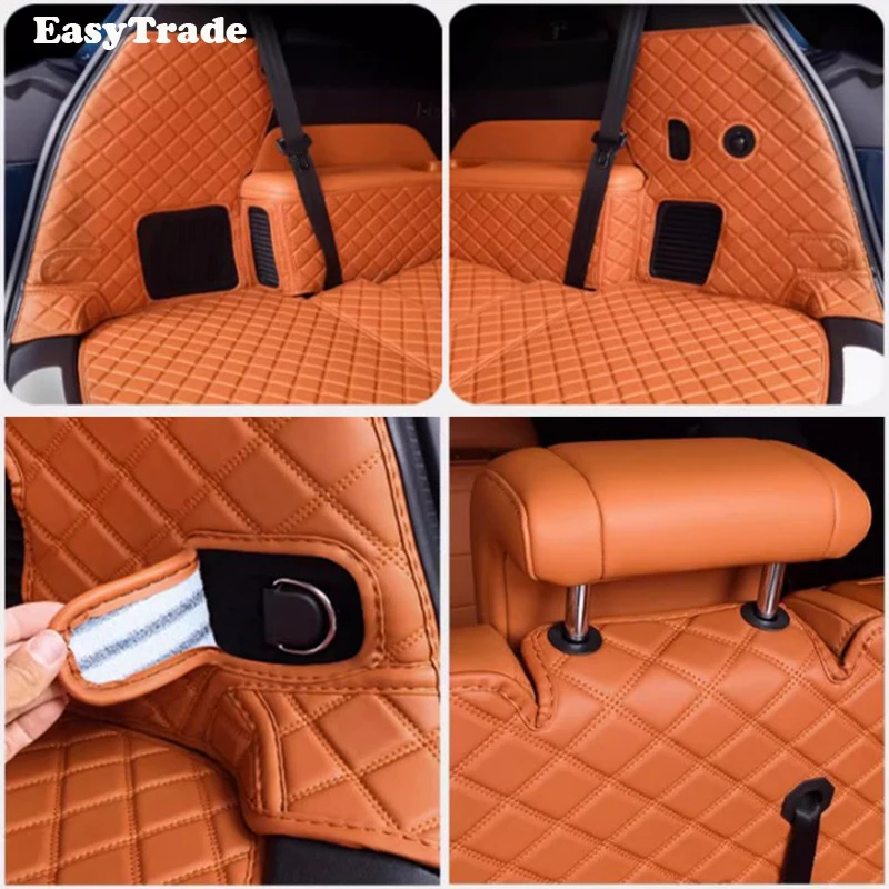 For GWM WEY 07 2023-2025 Accessories Car Trunk Mats Cargo Liner Tailbox Anti-dirty Protective Cover Pads