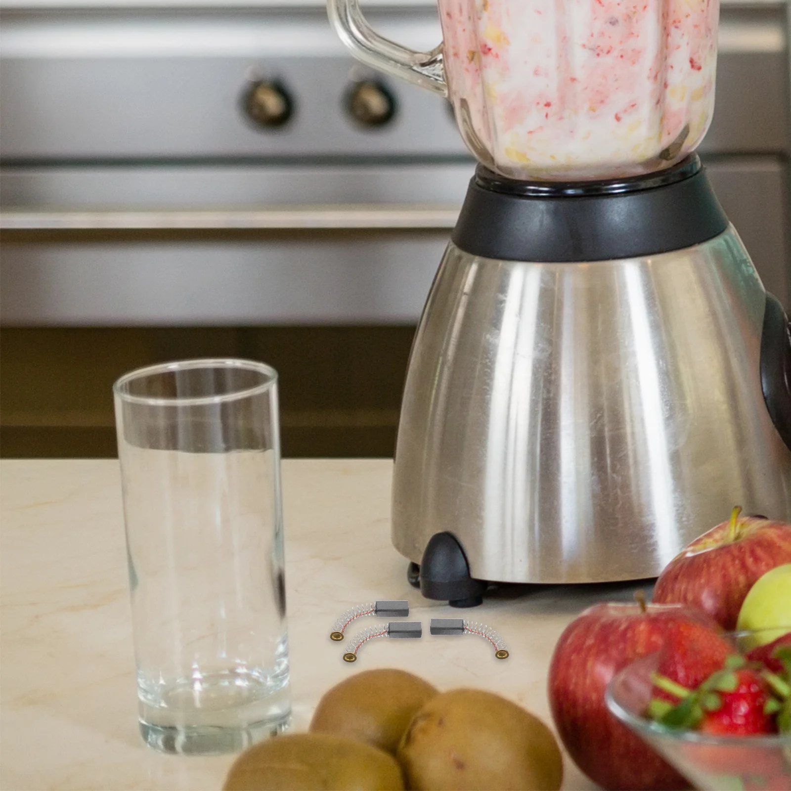 

5Pcs Soy Milk Machine Brush Set High Performance Carbon Material Stable Output for Juicer Coffee Appliances Maintenance Kit