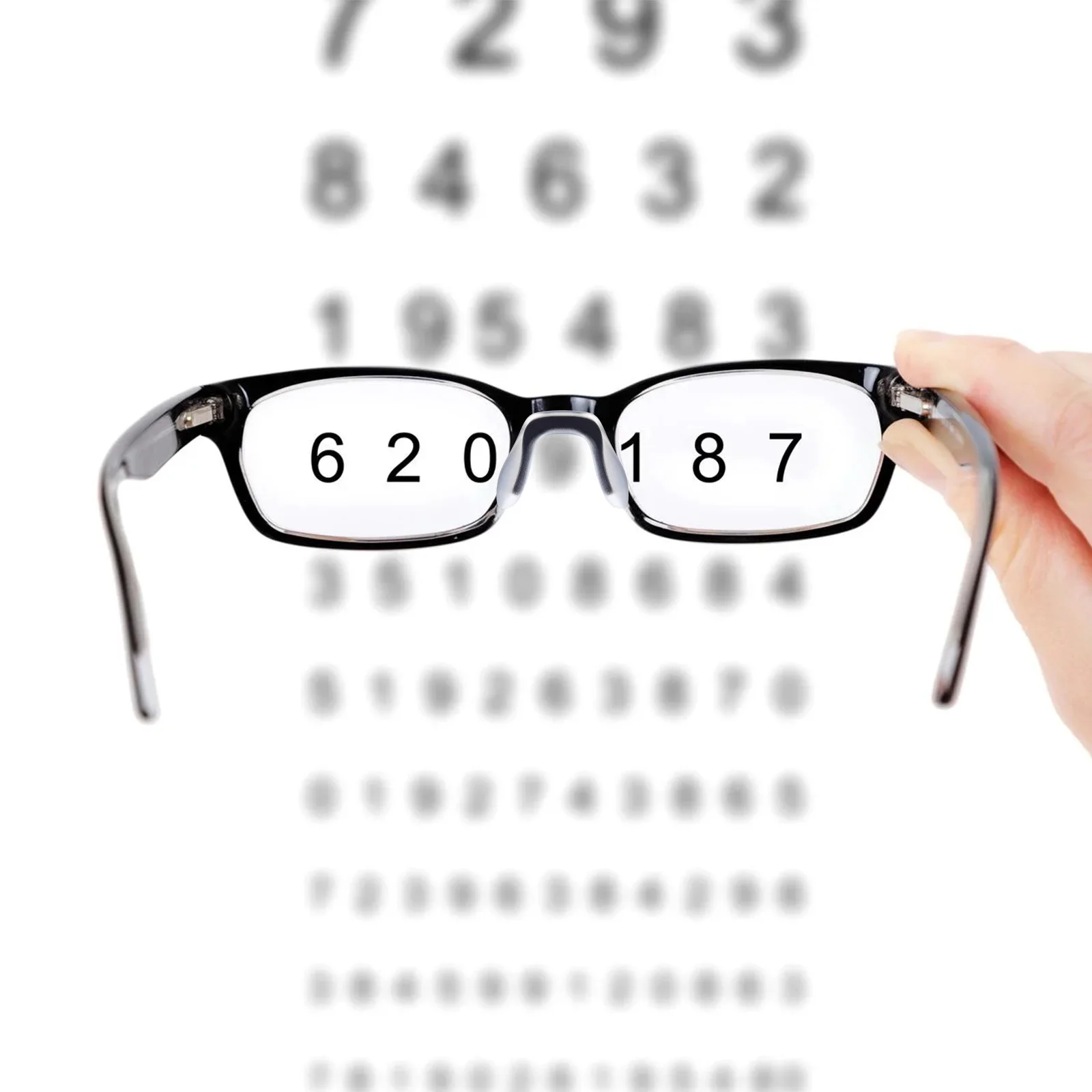 

3Pcs Silicone Nose Bridge Pads for Eyeglasses Enhanced Adjustable Non-Slip Grip for Plastic Wire Frame Glasses