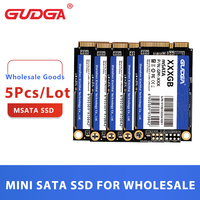 GUDGA Wholesale SSD 5pcs/Lot MSATA SSD 16gb 32gb 128gb 512gb 1TB Internal Solid State Hard Drive Mini SATAIII For Computer